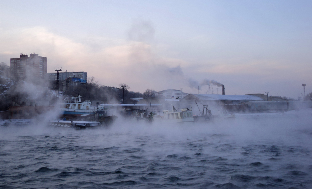 Мыс Чуркина.  Морозное утро