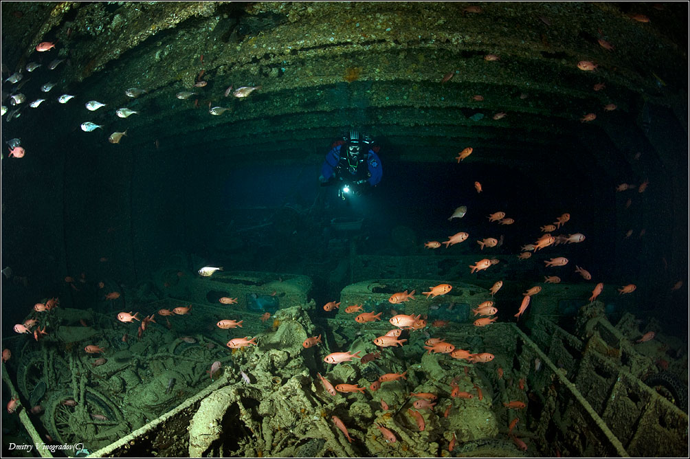 Wreck, Inside.