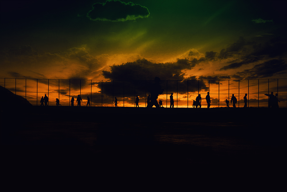sky color green