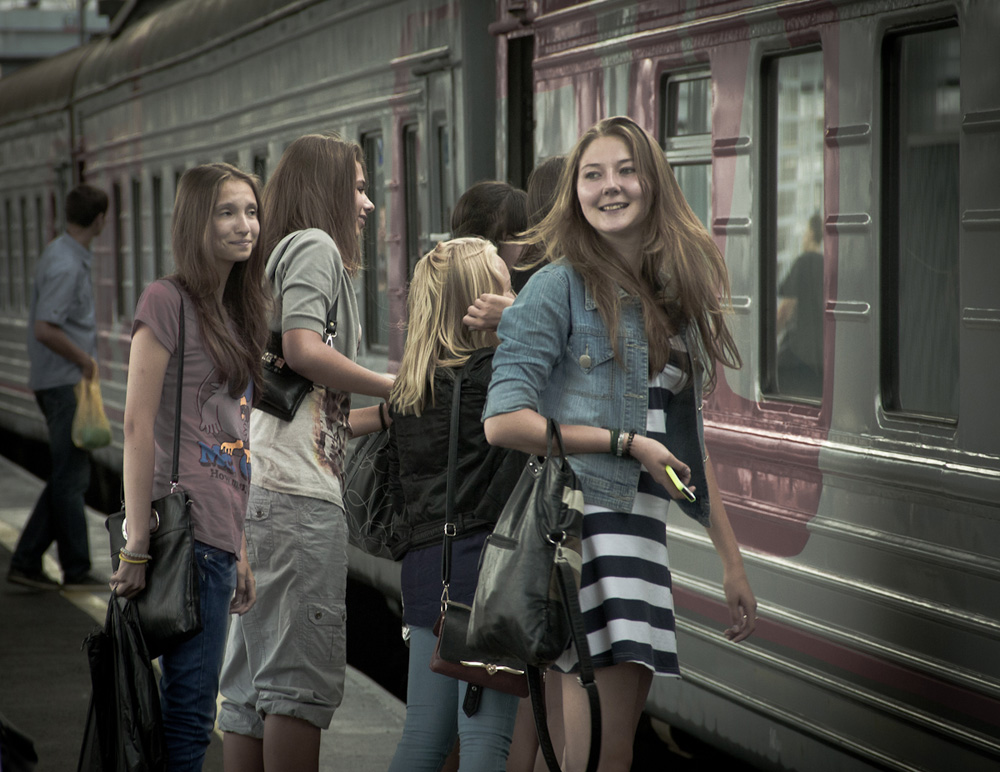 На пероне