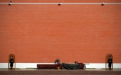 the wall