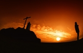 mountain cross
