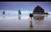 Canon Man on Cannon Beach Canon Man on Cannon Beach