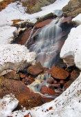 весенний водопад