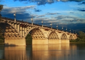 В лучах уходящего солнца