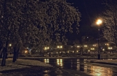 первый снег